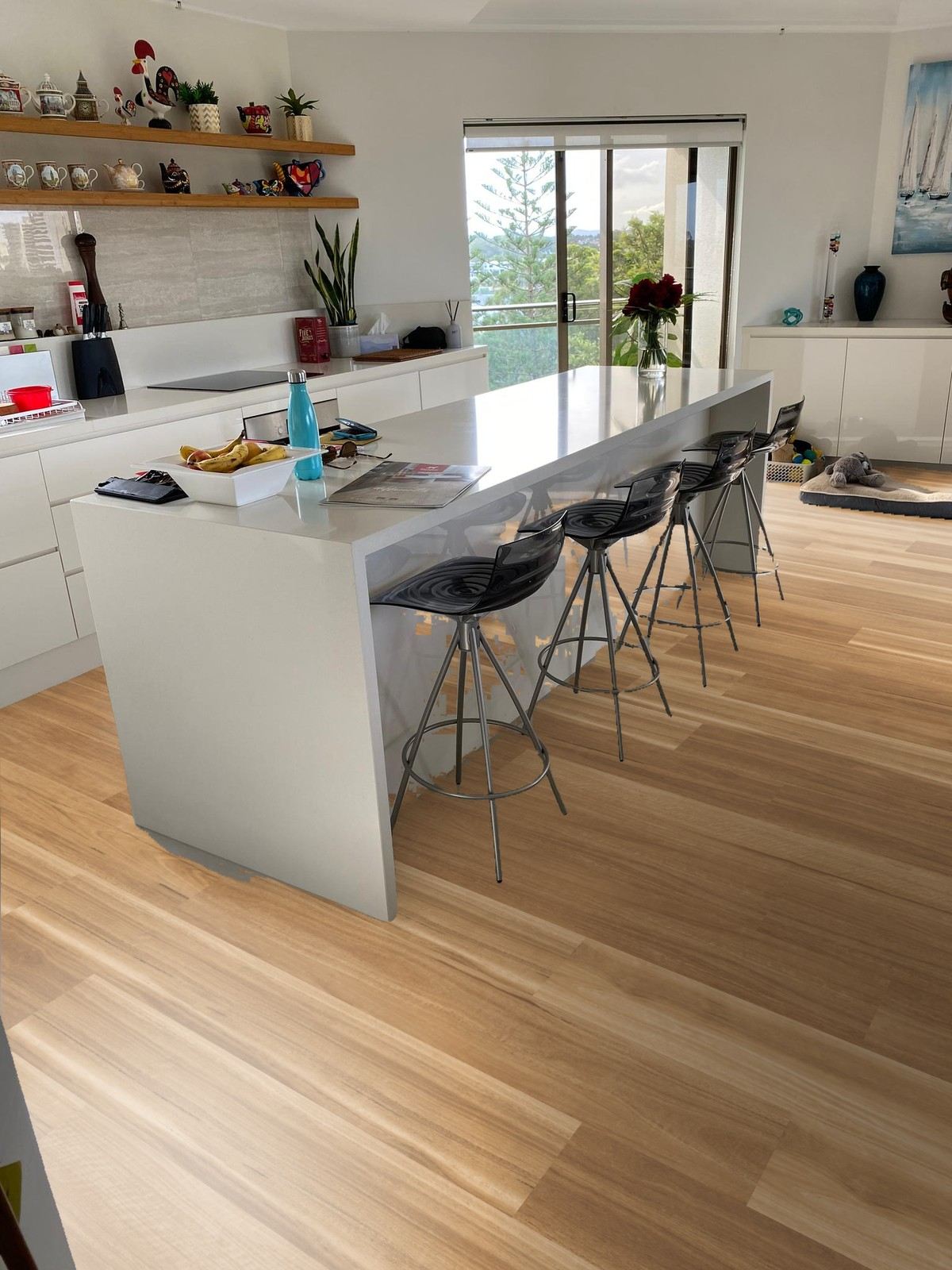 Timber-look vinyl plank flooring
